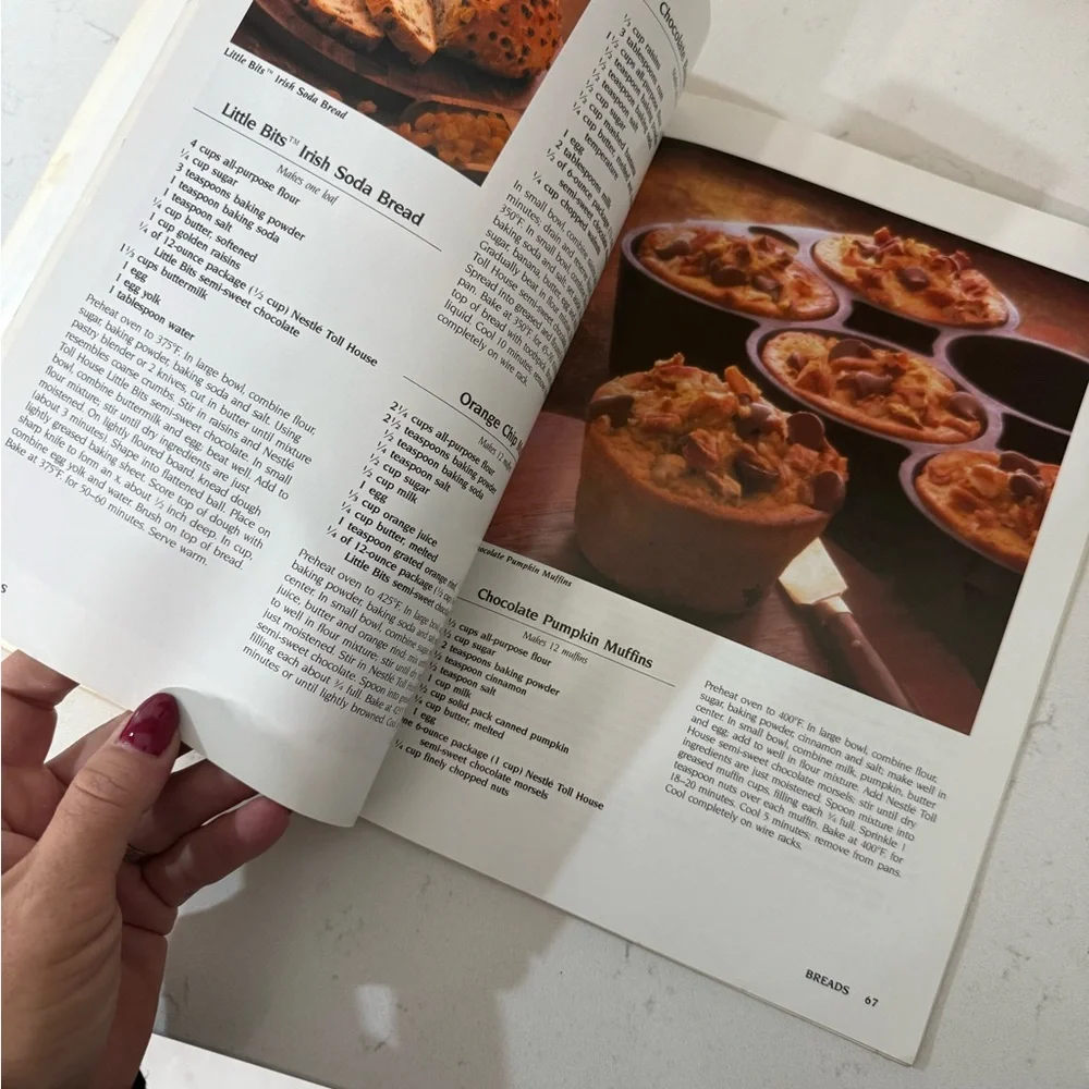 Vintage 1987 Nestle Toll House Recipe Collection Cookbook Recipes Cook Book